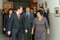 Visit of the President of Kyrgyz Republic Otunbaeva R.