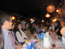 Ужин с выпускниками в Душанбе