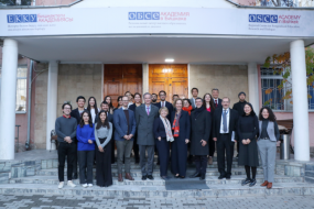 Delegation of the Permanent Representatives of France, Germany, the United Kingdom, and the United States to the OSCE visits the Academy