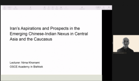 Public Lecture on Iran's Prospects in Chinese-Indian Nexus in Central Asia and the Caucasus