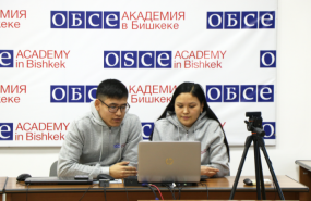 OSCE Academy MA Students and Staff host an Online Information Session