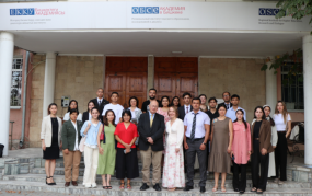 Молодежная делегация из Таджикистана посетила ОБСЕ Академию