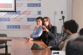 OSCE Academy Hosts a Guest Lecture in Cooperation with U.S.-CARNet