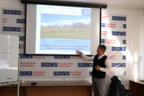 OSCE Academy Hosts Guest Lecture by Dr. Kadyrbek Sultakeev on Climate Shocks and Livestock Farmers in Kyrgyzstan