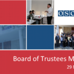 Board of Trustees Meeting of the OSCE Academy Held Online